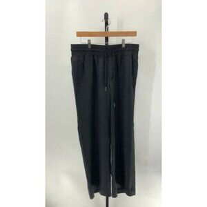 Quince Black Wide-Leg Pants